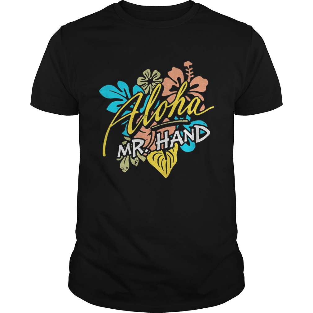 Aloha MrHand Vacation Summer Vacation Flower shirt