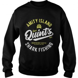 Amity island Quints shark fishing 1975 Jaws sweatshirt