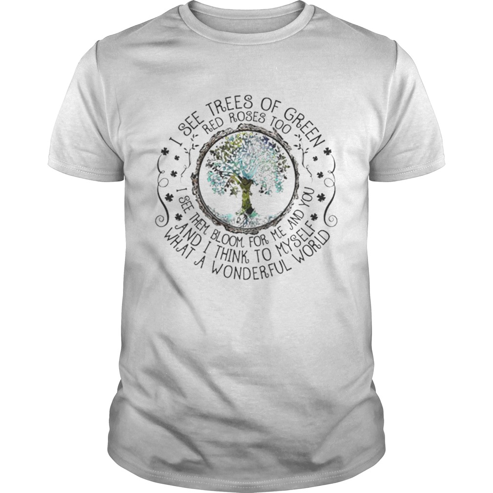 And I Think To Myself What A Wonderful World Hippie shirt