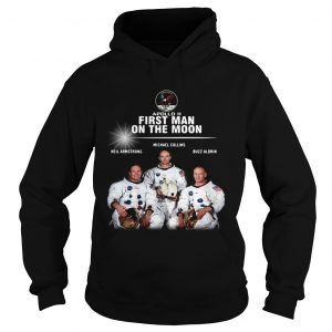 Apollo 11 first man on the moon Neil Armstrong Michael Collins Buzz Aldrin hoodie