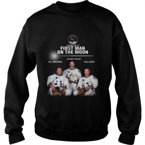 Apollo 11 first man on the moon Neil Armstrong Michael Collins Buzz Aldrin sweatshirt