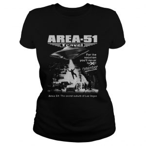 Area 51 Travel the secret suburb of Las Vegas ladies tee