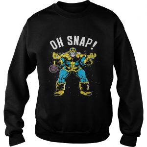 Awesome Marvel Thanos Space Oh Snap Retro Comic Style sweatshirt