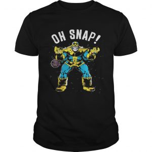 Awesome Marvel Thanos Space Oh Snap Retro Comic Style uniserx