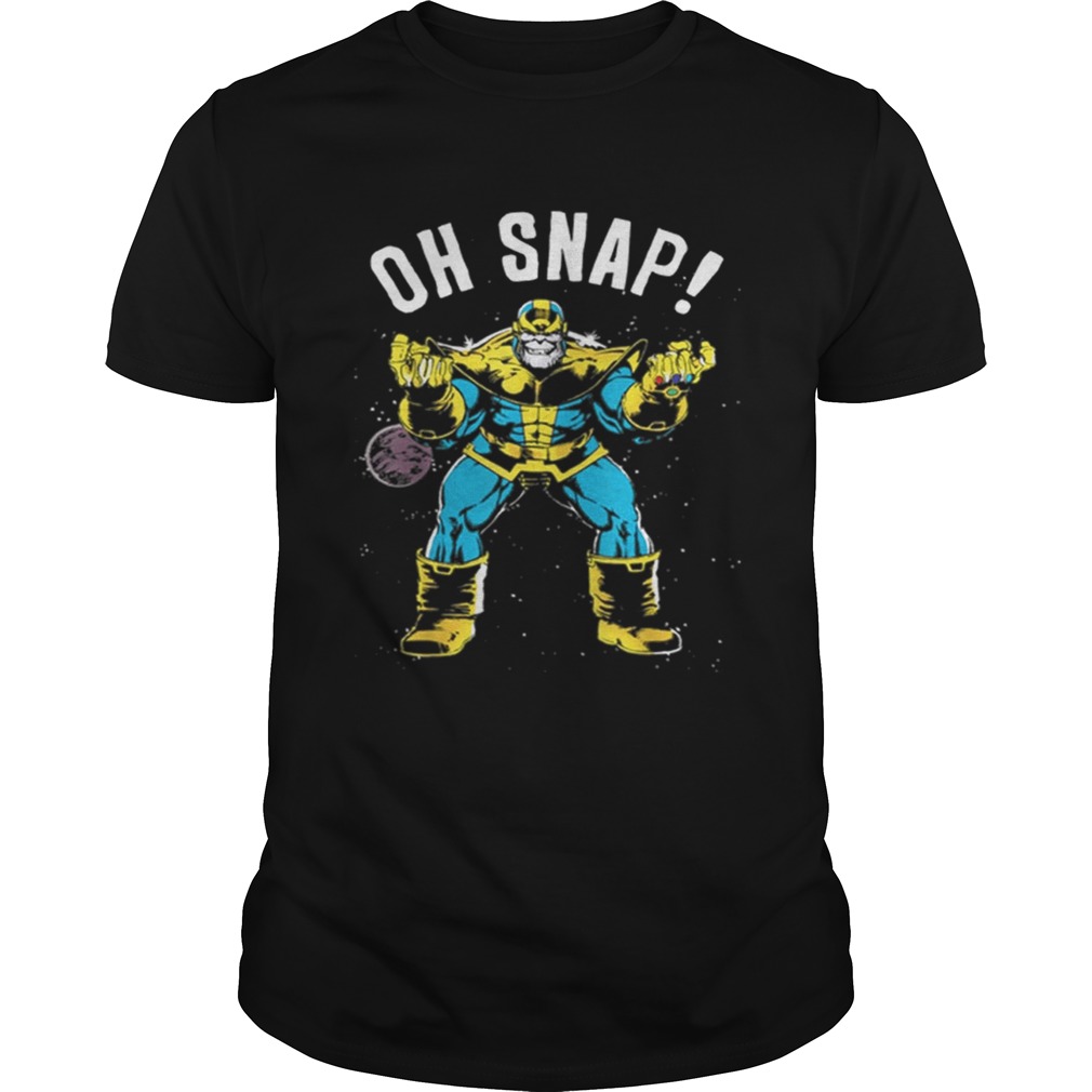 Awesome Marvel Thanos Space Oh Snap Retro Comic Style shirt