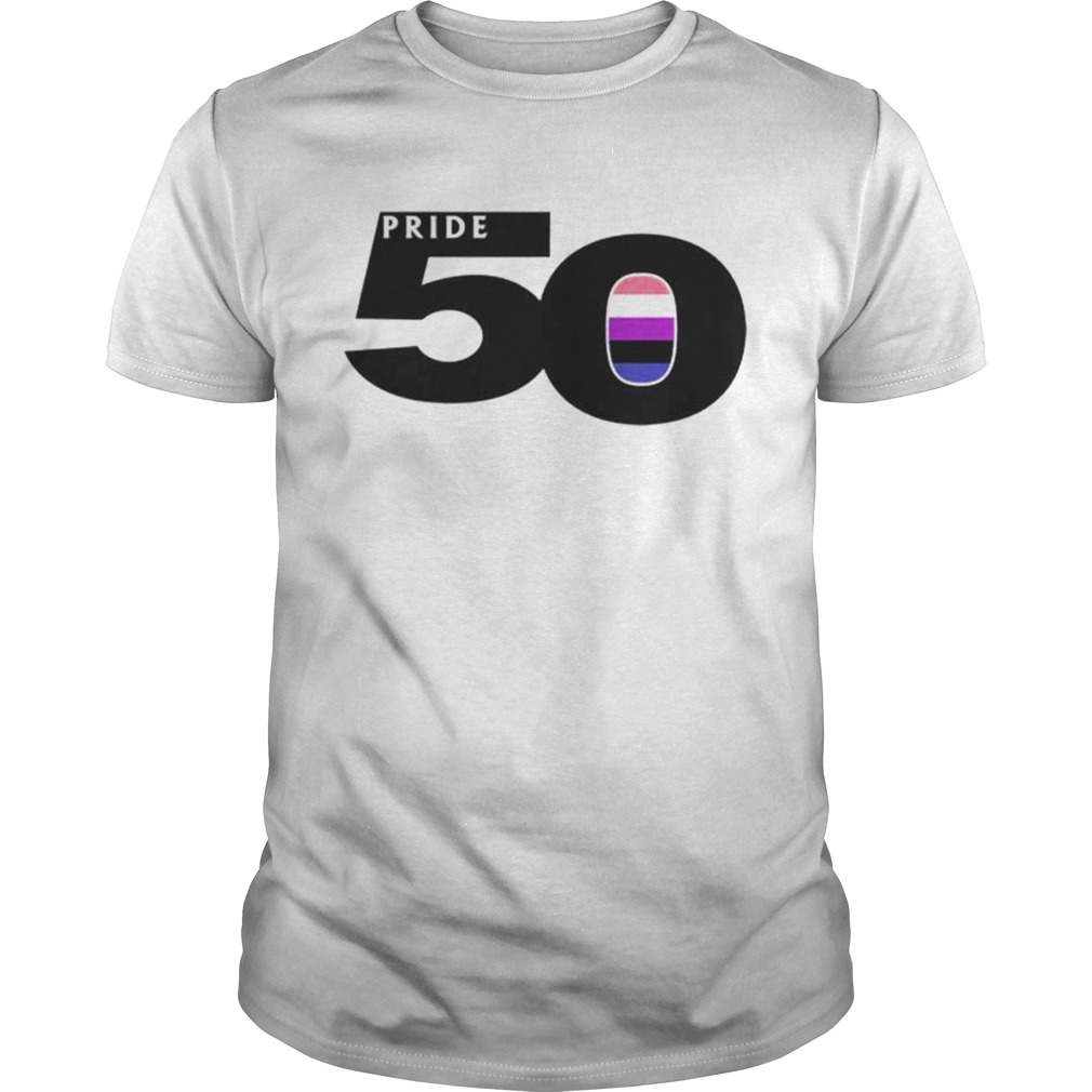 Awesome Pride 50 Genderfluid Pride Flag World Pride 2019 shirt