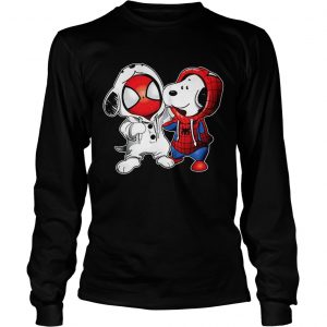 Baby Spiderman and Snoopy longsleeve tee