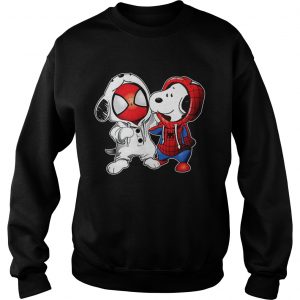 Baby Spiderman and Snoopy swseatshirt