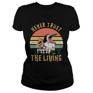 Beetlejuice Never trust the living vintage ladie tee