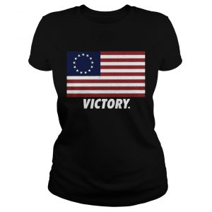 Betsy Ross flag the first American flag victory ladies tee