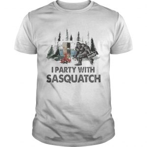 Bigfoot i party with sasquatch camping unisex