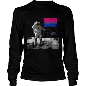 Bisexual Flag Moon LandingBisexuals longsleeve tee