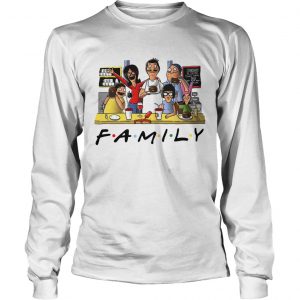 Bobs Burgers Belcher family longsleeve tee