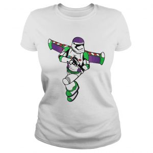 Buzz Lightyear Stormtrooper Star Wars ladies tee