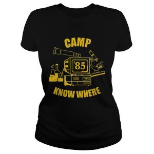 Camp know where Stranger things ladies tee