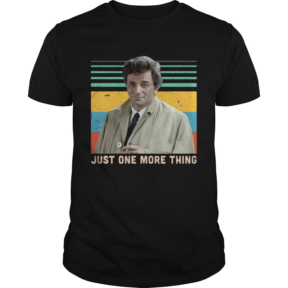 Columbo just one more thing vintage shirt