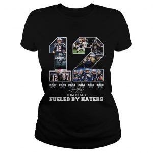 Dallas Cowboys Tom Brady fueled by haters signature ladies tee