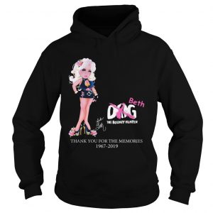 Dog Beth The Bounty Hunter Thank You For The Memories 19672019 hoodie