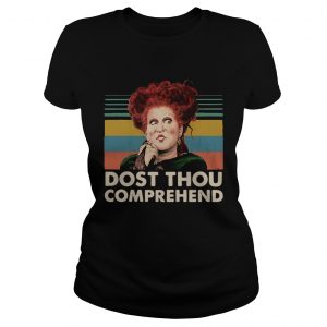 Dostthou comprehend Hocus Pocus Halloween retro ladies tee