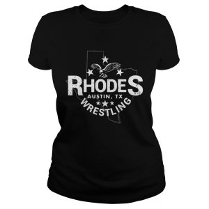 Dustin Rhodes Austin Tx Wrestling ladies tee