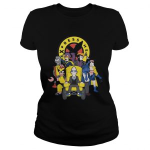 Express Men futurama Xmen ladies tee