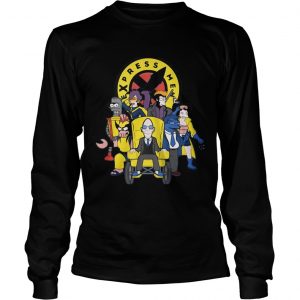 Express Men futurama Xmen longsleeve tee