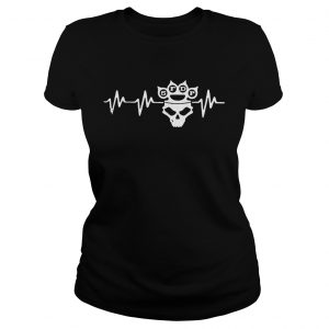 Five finger Death punch I stand alone Im no hero and Im not made of stone right ladies tee