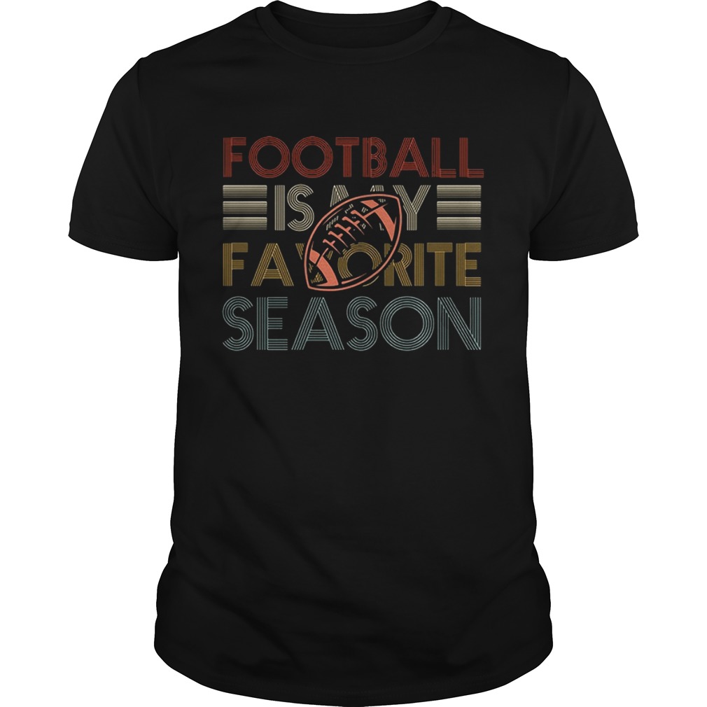 Football is my favorite season retro shirt