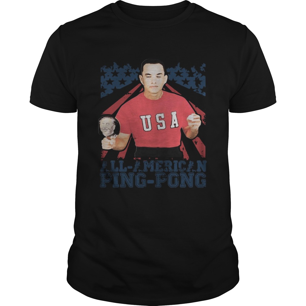 Forrest Gump American Flag All American Ping Pong shirts