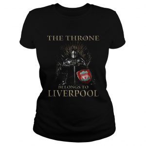 Game Of Thrones the throne belongs to Liverpool ladis tee