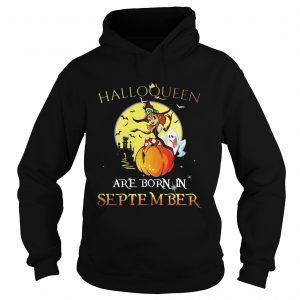 Halloqueen are born in September hoodie