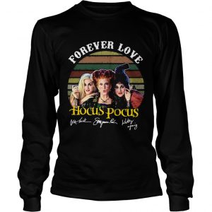 Hocus Pocus forever love signature longsleeve tee