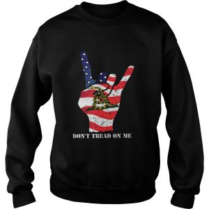 I love Gadsden American flag donttreat on me sweatshirt