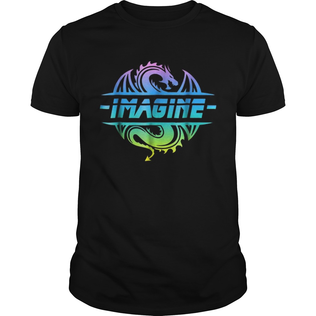 Imagine Fantasy Dragon Tattoo Retro shirt