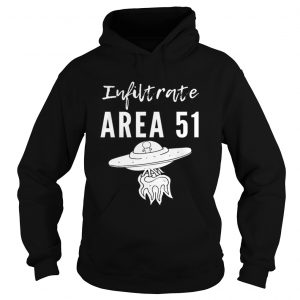 Infiltrate Area 51 For Storm Alien UFO Flying Premium hoodie