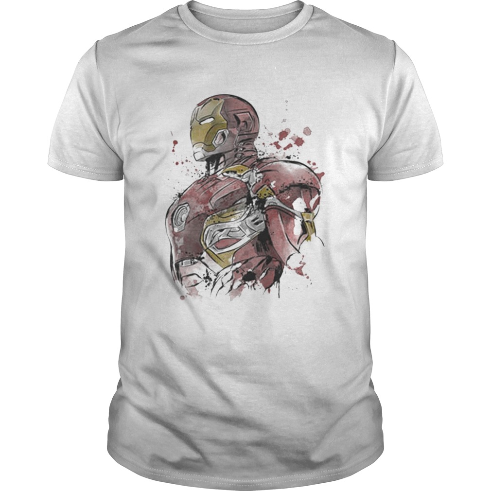 Iron Man watercolor shirt