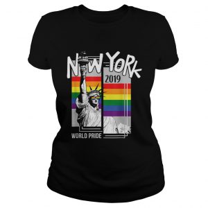 LGBT NYC World Pride 2019 Rainbow New York ladies tee