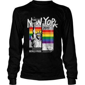 LGBT NYC World Pride 2019 Rainbow New York longsleeve tee