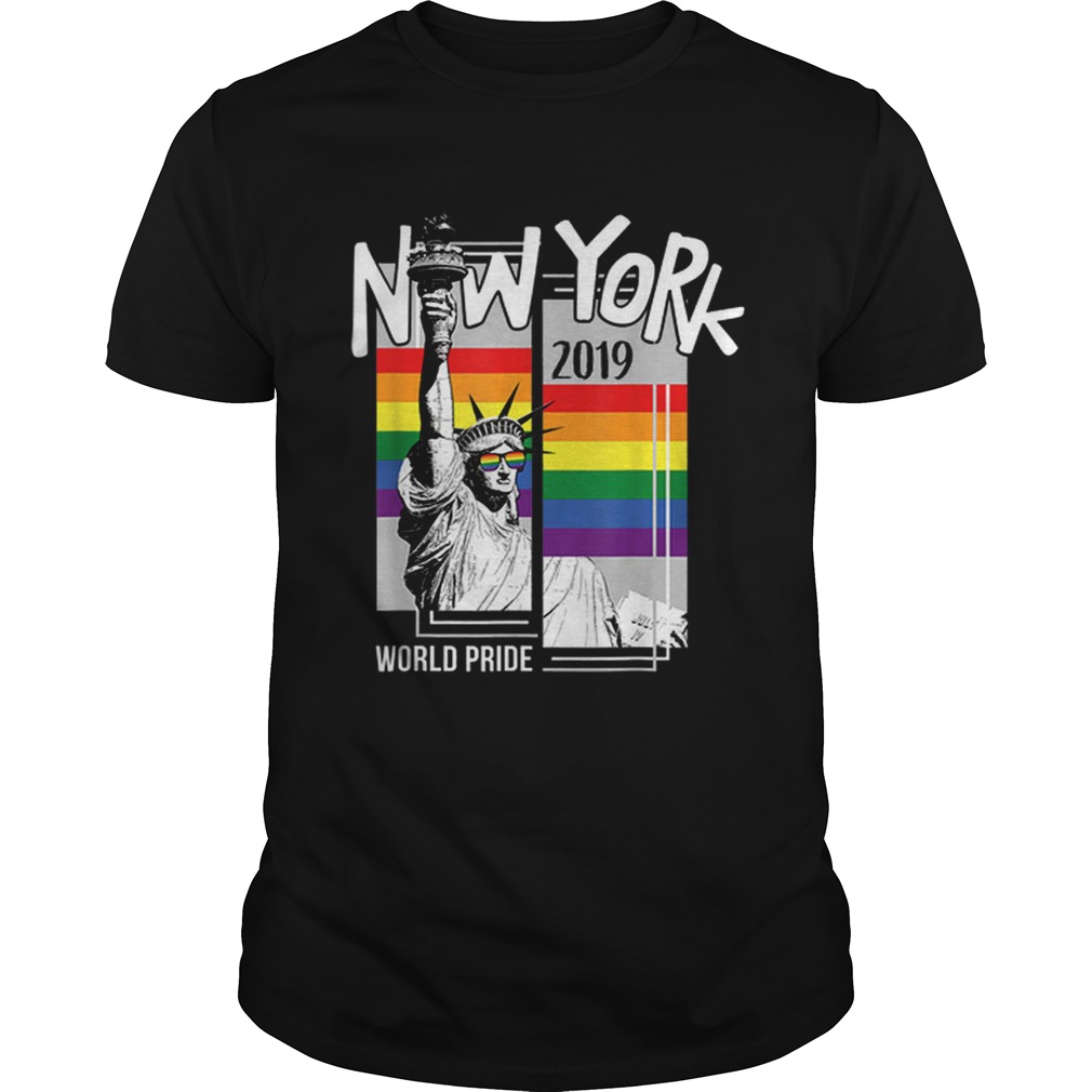 LGBT NYC World Pride 2019 Rainbow New York shirt