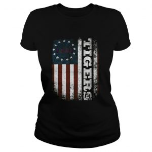 LSU Tigers Betsy Ross flag ladies tee