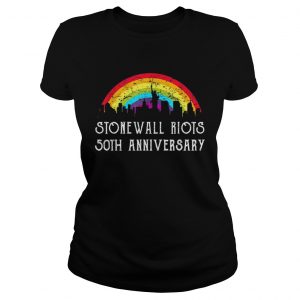 Lbgtq Rights Stonewall Riots 50th Nyc Gay Pride ladies tee