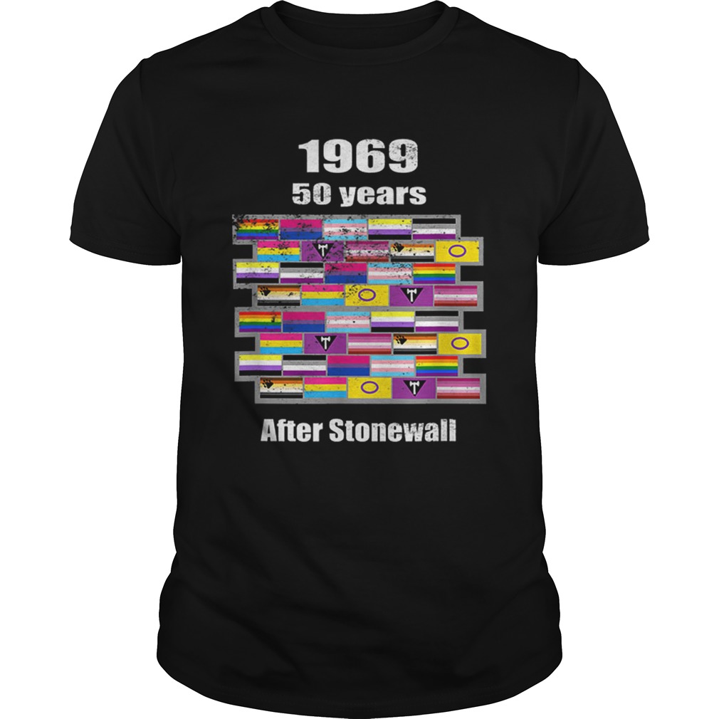 Lgbtq 1969 50 Years After Stonewall Vintage Style shirt