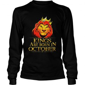 Lion King Are Born In October longsleve tee