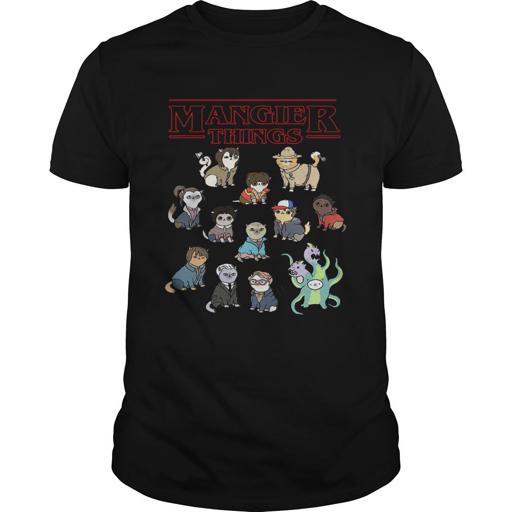 Mangier Things Stranger Things shirt