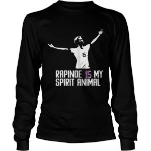 Megan Rapinoe 15 is my spirit animal longsleeve tee