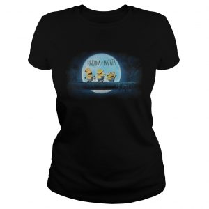 Minions Kevin Bob and Stuart Hakuna Matata ladieds tee