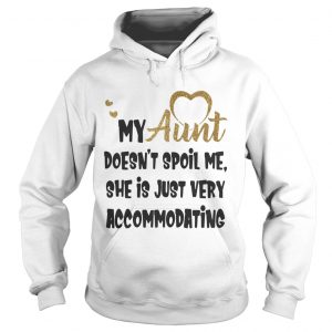 My aunt doesnt spoil me she is just very accommodating hoodie