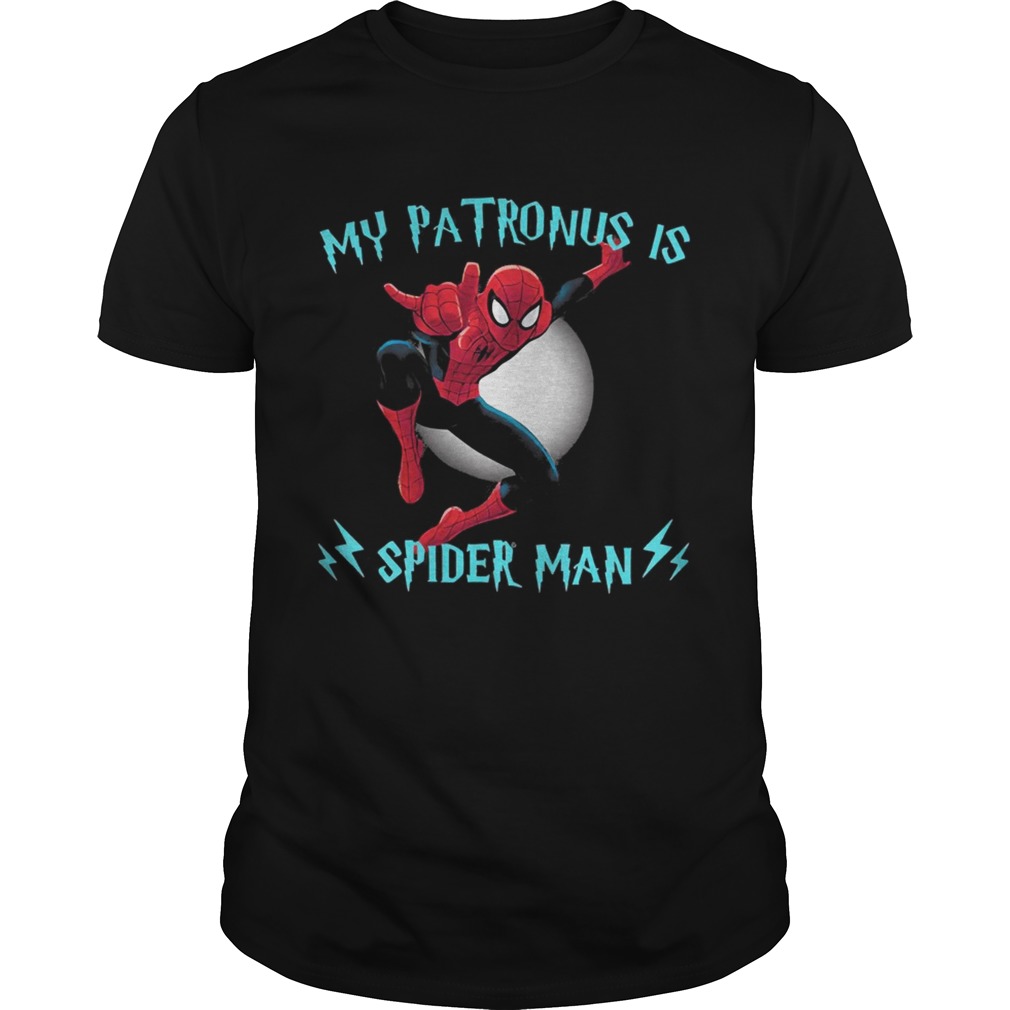 My patronus is SpiderMan Harry Potter shirt