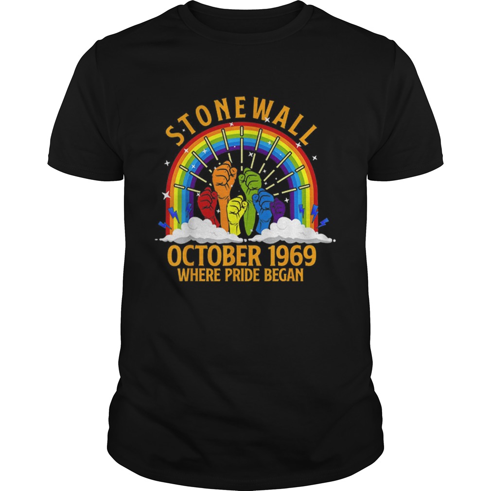 October Stonewall Riots 50th Rainbow LGBT shirt