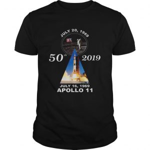 Official 50th 2019 Anniversary Moon Landing Apollo 11 July 1969 unisex